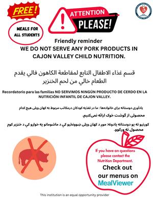 No Pork